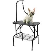 RRP £39.98 GRANDMA SHARK Foldable Pet Grooming Table (32")