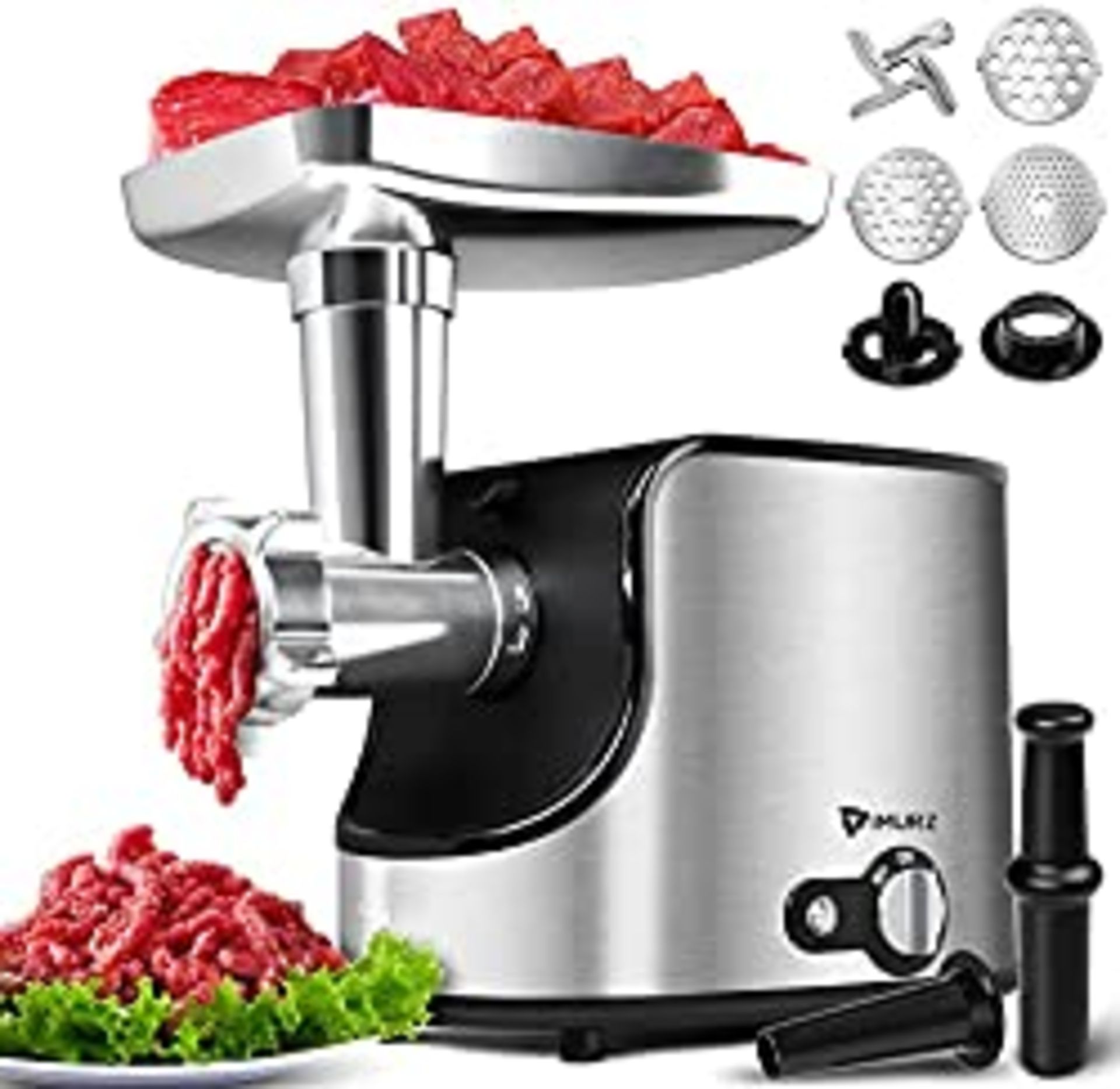 RRP £50.99 Electric Meat Grinder and Duty Household Sausage Maker