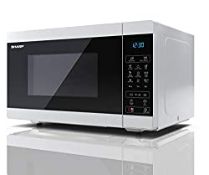 RRP £94.99 SHARP YC-MG51UW - 900W 25L Microwave with Grill