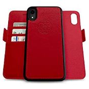 RRP £38.04 Dreem Fibonacci 2-in-1 Wallet-Case for Apple iPhone XR - Luxury Vegan Leather