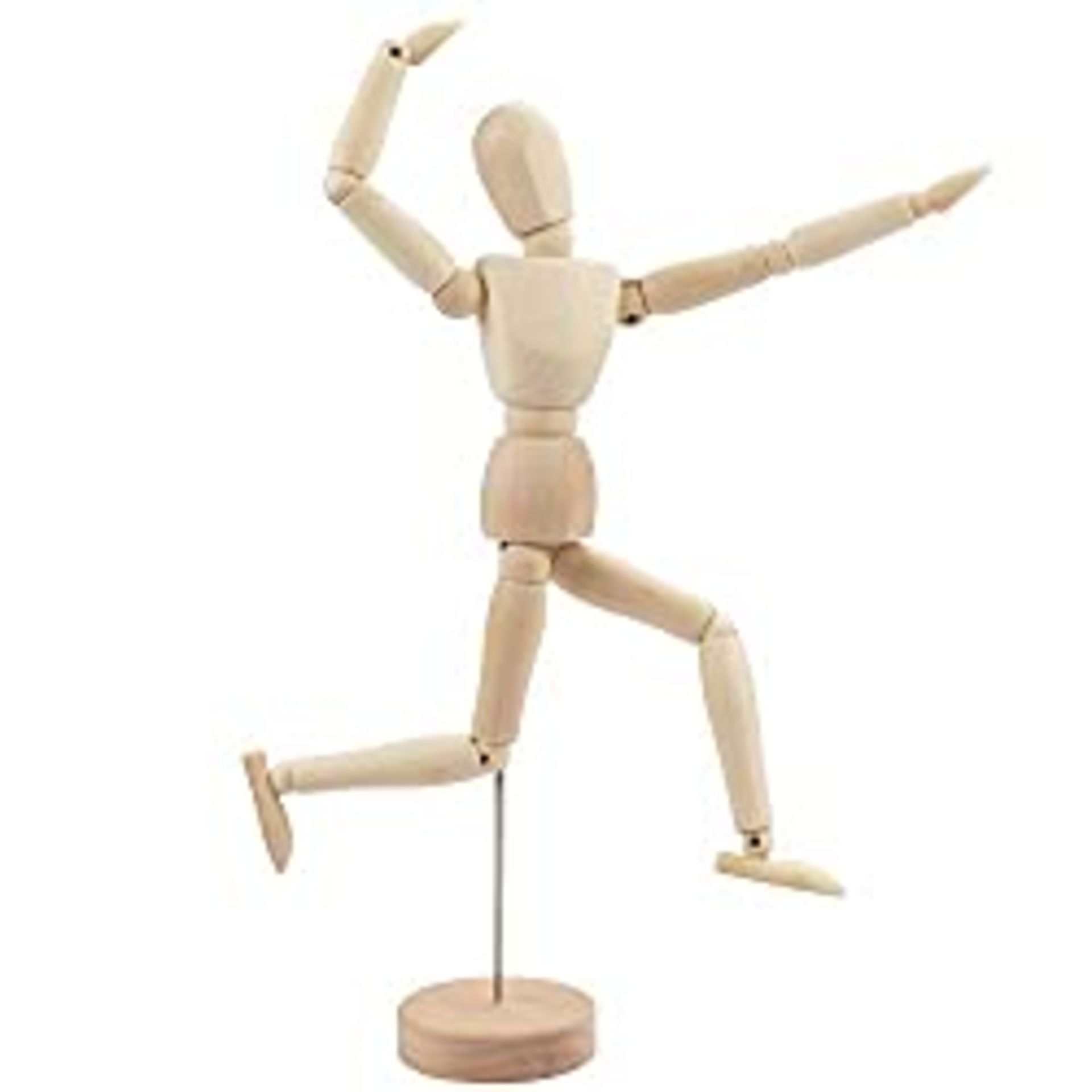 RRP £11.57 Kurtzy 30.5cm/12 inch Wooden Human Body Drawing Mannequin with Stand