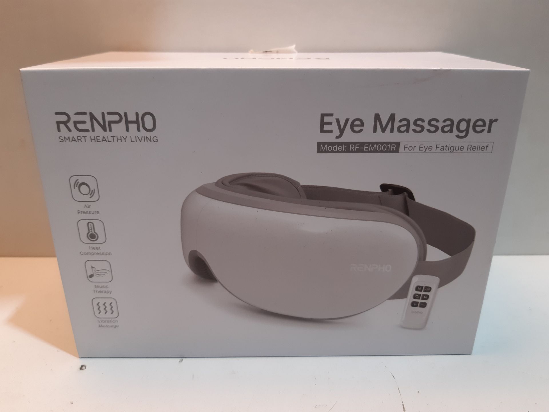 RRP £55.99 RENPHO - Eye Massager with Remote Control & Heat - Image 2 of 2