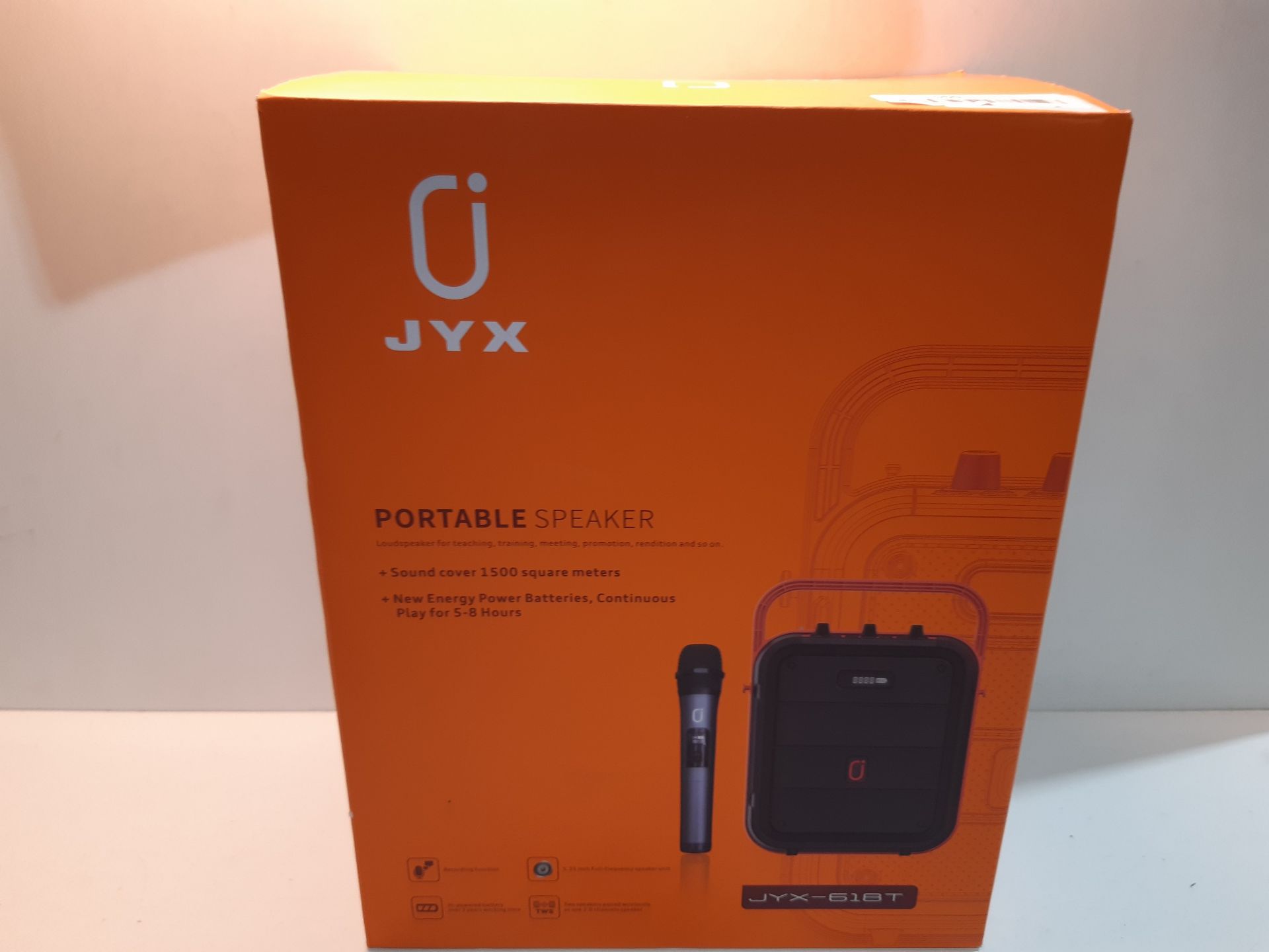 RRP £65.99 JYX Karaoke Machine with Wireless Microphone - Image 2 of 2