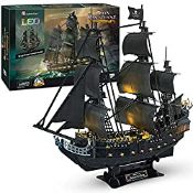 RRP £38.75 CubicFun 3D Puzzles Pirate Ship and Sailboat Vessel