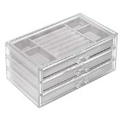 RRP £18.98 Sasha Morel Jewellery Box Organiser Case for Women