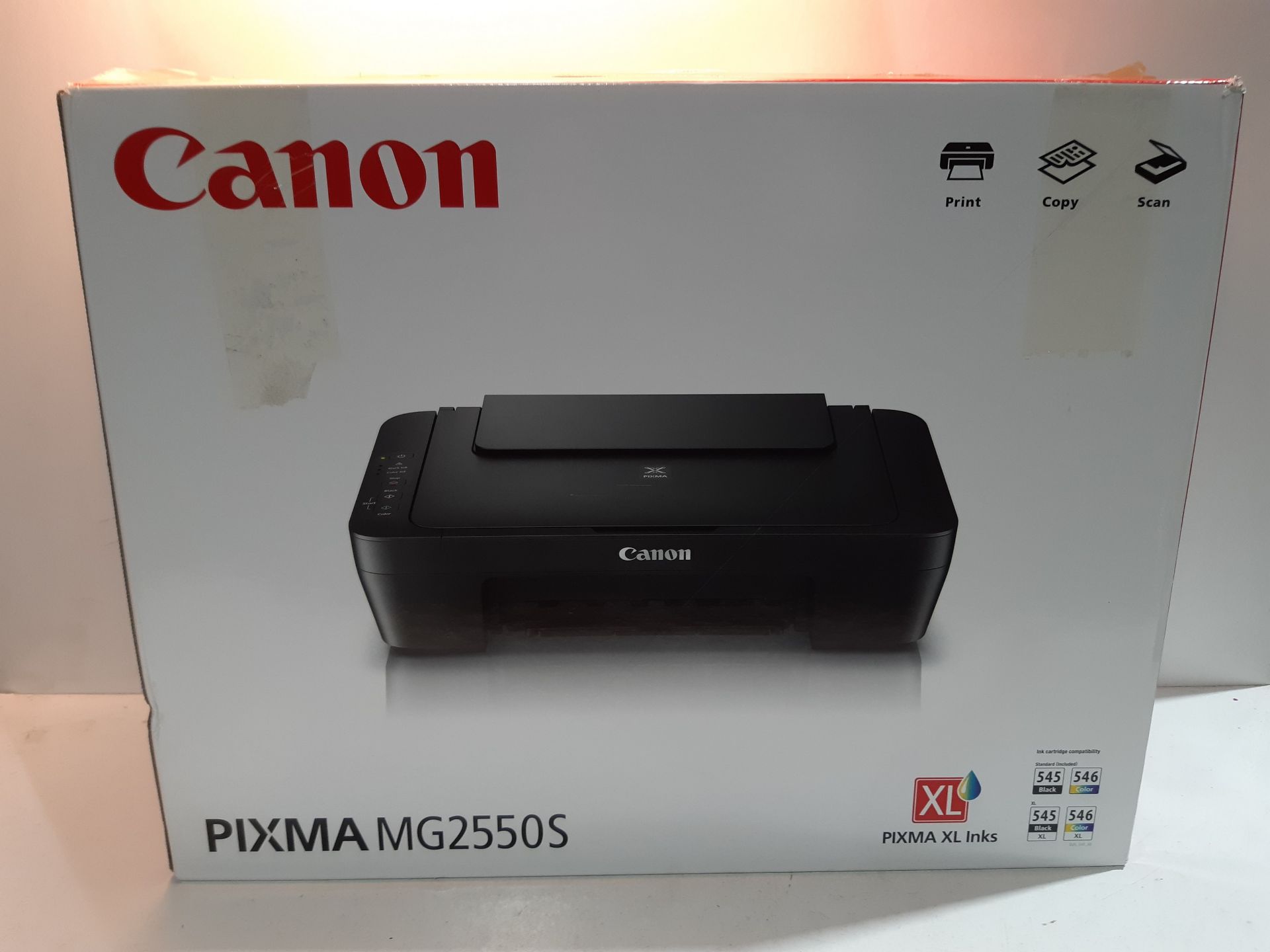 RRP £83.38 Canon PIXMA MG2550S 4800 X 600 All-in-One Printer - Image 2 of 2