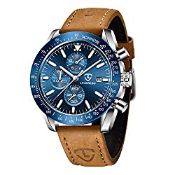 RRP £36.66 Mens Watch Fashion Casual Chronograph Analog Quartz