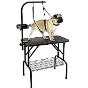 RRP £50.98 GRANDMA SHARK Foldable Pet Grooming Table (32")