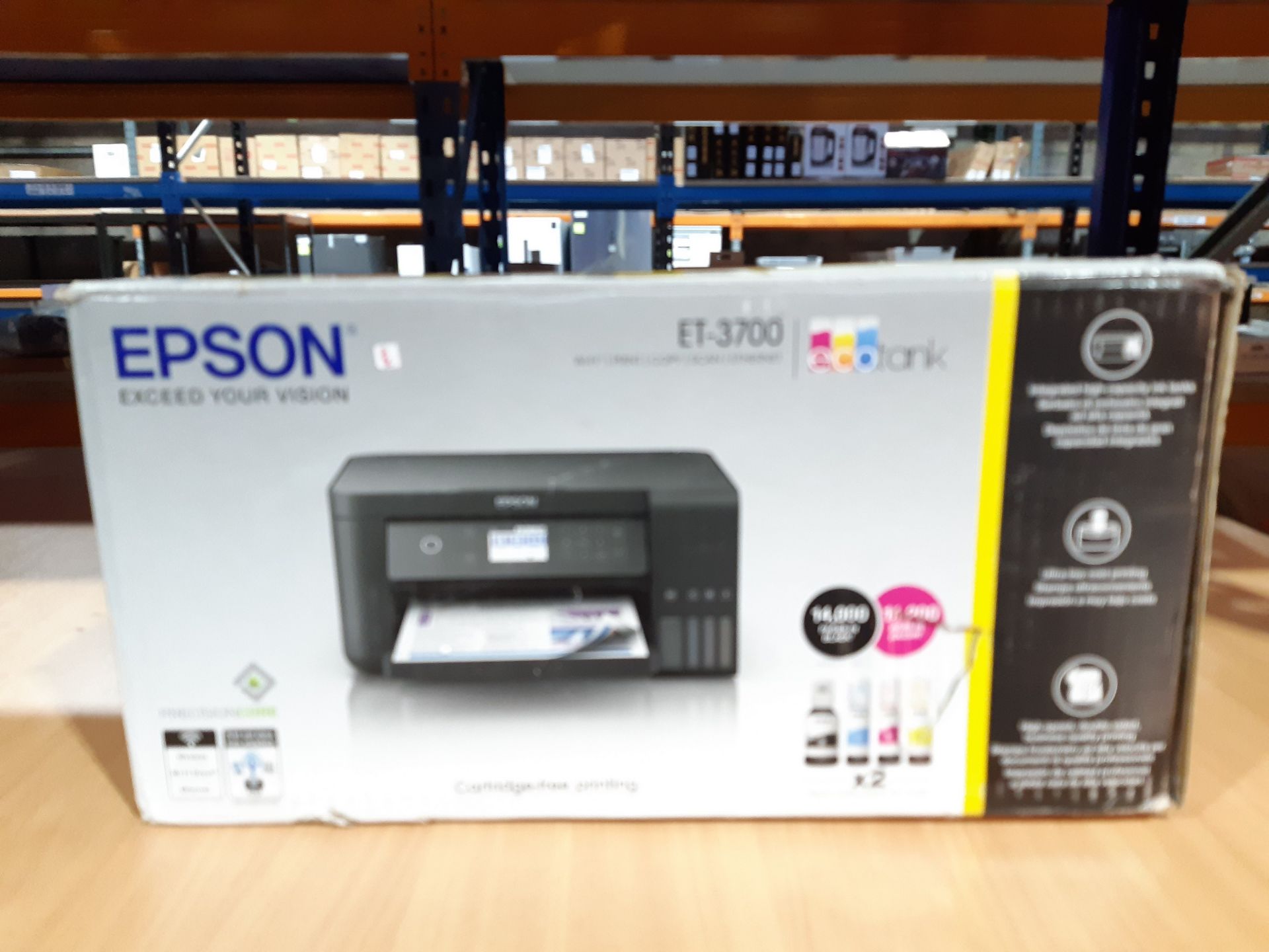 RRP £342.89 Epson C11CG21401CA EcoTank ET-3700 - (Printers > Multifunction Printers) - Image 2 of 2