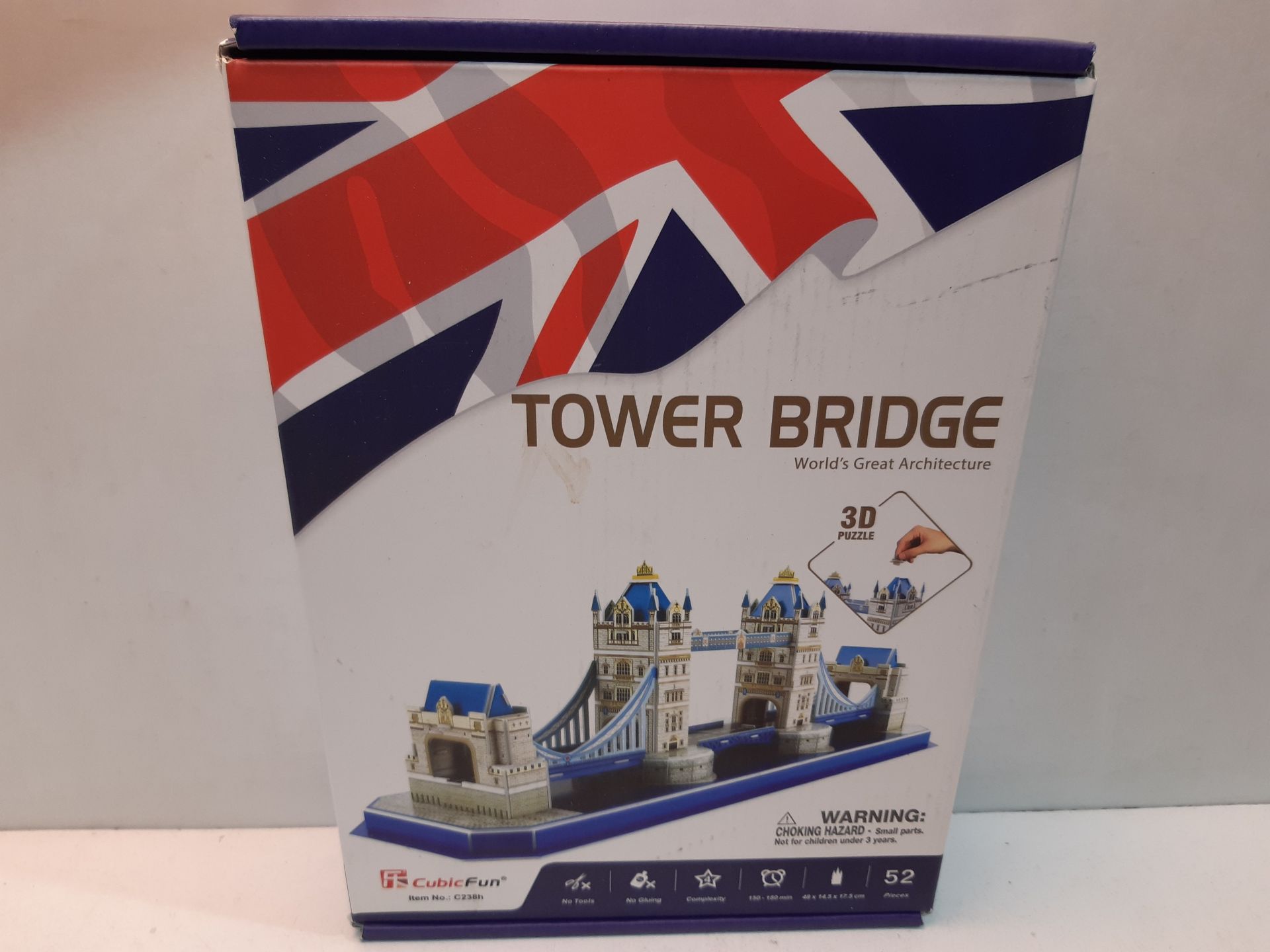RRP £9.98 CubicFun 3D Jigsaw Puzzles for Kids UK Tower Bridge - Image 2 of 2