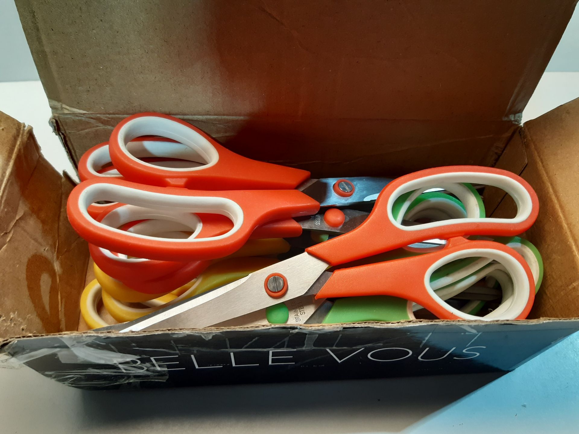 RRP £15.98 Belle Vous Scissors Multipack (12 Pack) - Image 2 of 2