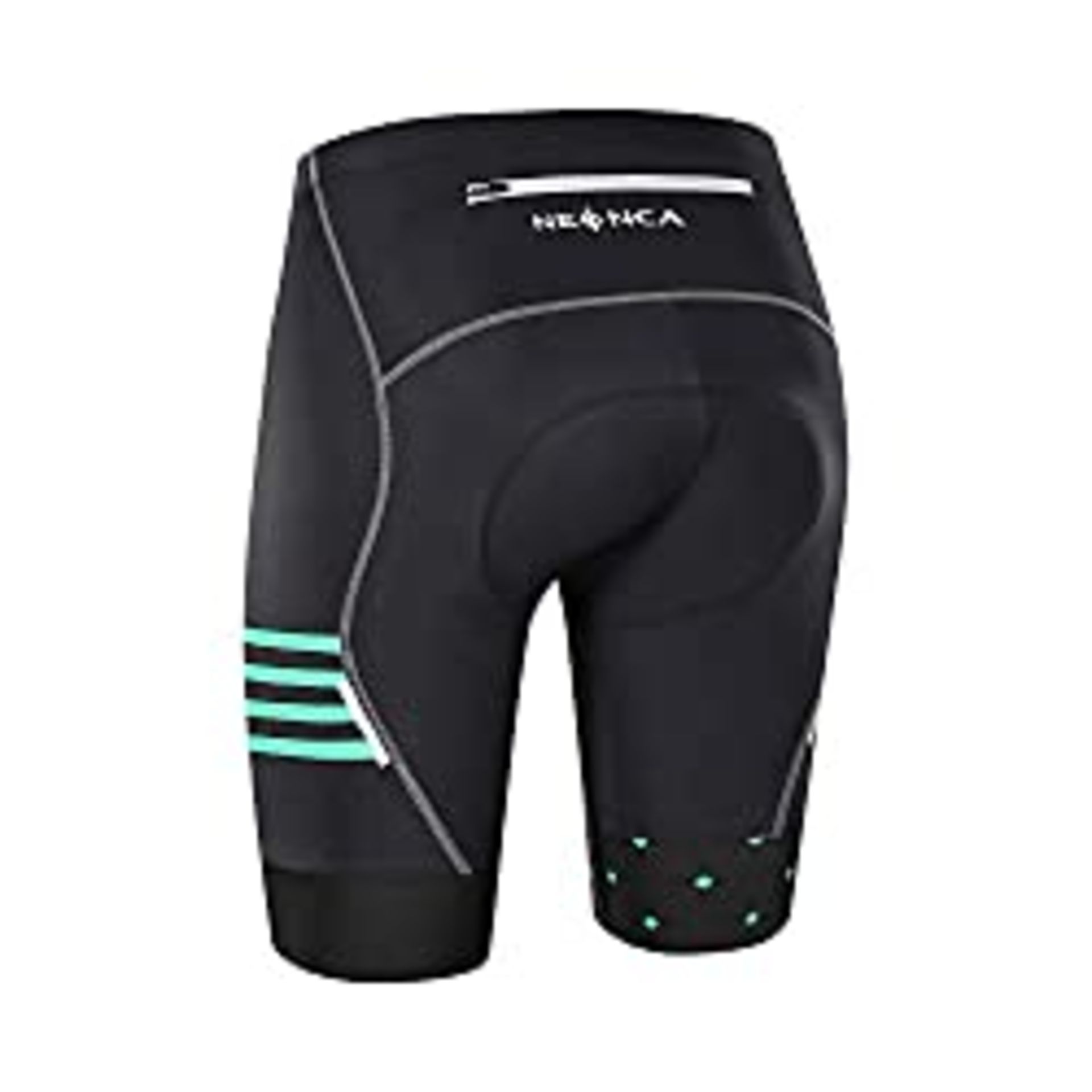 RRP £18.98 NEENCA Men's Bike Cycling Shorts with 4D Sponge Gel Padded