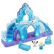 RRP £39.98 Fisher-Price GLM38 Little People Frozen Elsa's Ice Palace