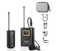 RRP £44.66 Wireless Lavalier Microphone for iPhone Android Smartphone