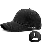RRP £10.74 Ruberg Baseball Cap Hat for Women Ponytail Adjustable
