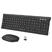 RRP £32.99 Wireless Bluetooth Keyboard and Mouse Set