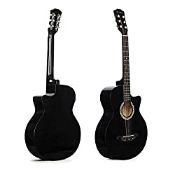 RRP £49.99 JJOnlineStore - Black 3/4 Acoustic Guitar