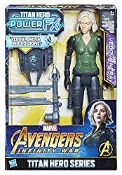 RRP £14.94 Avengers: Infinity War Black Widow Titan Hero Power FX (Figure 30cm