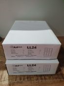 X 2 BOXES A4 LABEL LL24 500 SHEETS PER BOX - 12000 LABELS PER BOX TOTALLING 24000 LABELS