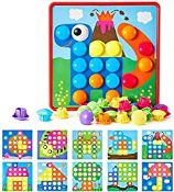 RRP £16.81 Button Art Toys for Toddlers