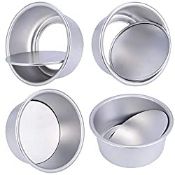 RRP £14.59 FRIUSATE 4 Pack 6-Inch Cake Tin