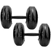 RRP £12.49 Dpofirs 8-10KG Weight Adjustable Dumbbell Set