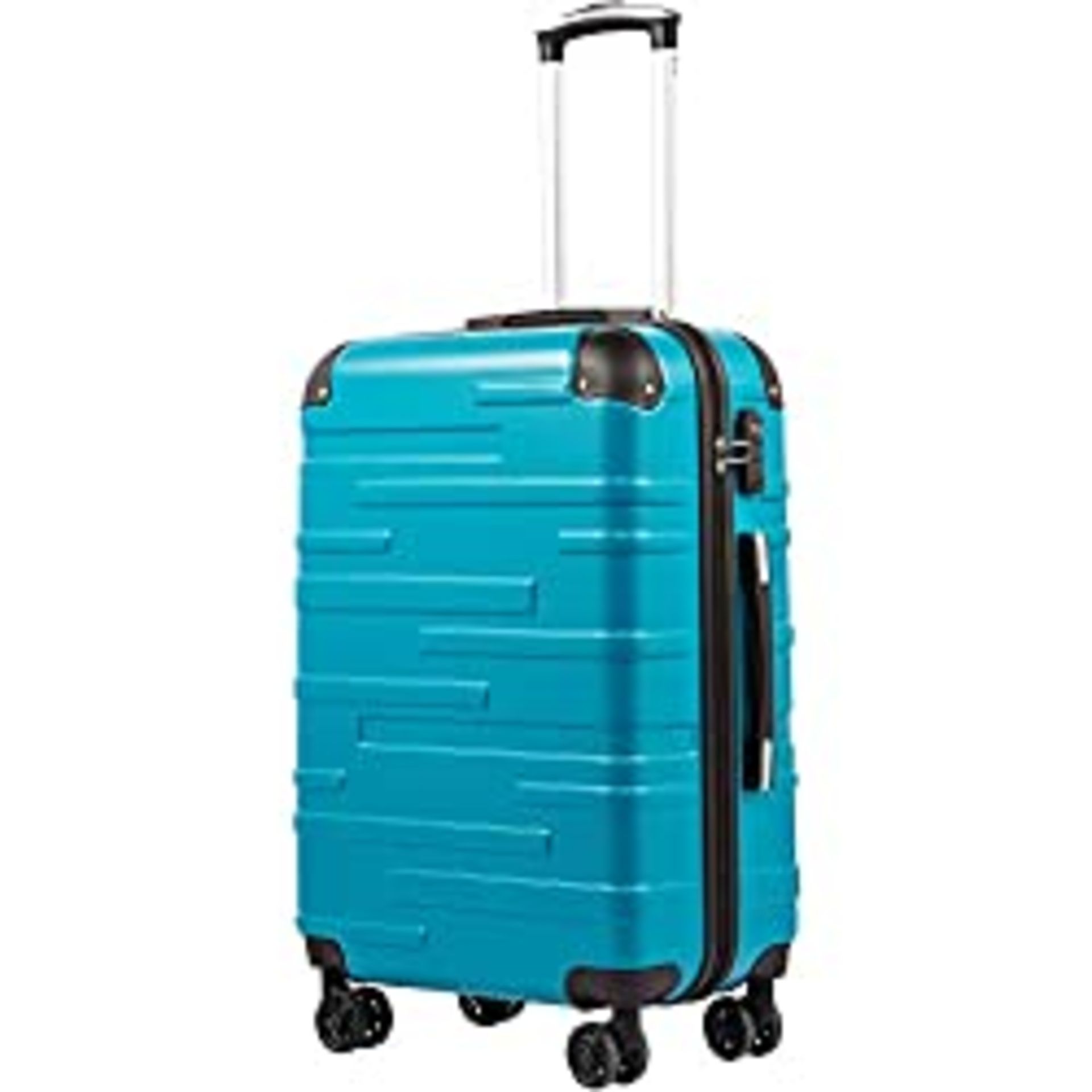 RRP £49.99 COOLIFE Hard Shell Suitcase with TSA Lock and 4 Spinner