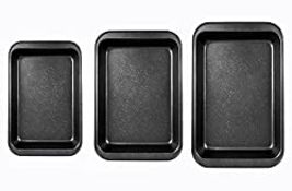 RRP £19.94 Imarcado Non Stick Baking Trays Set of 3 Pieces