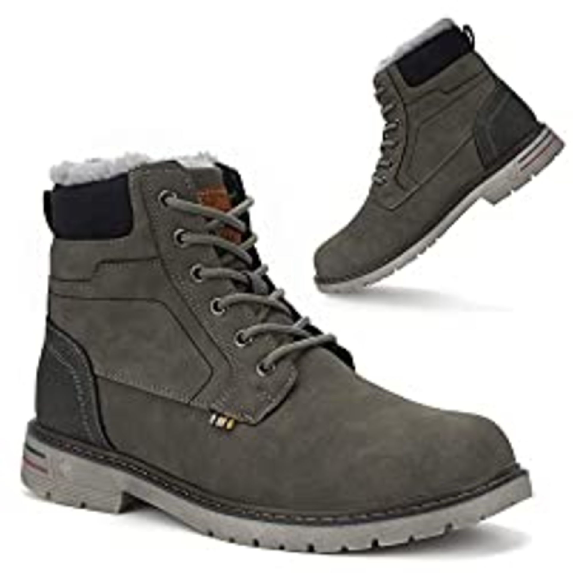 RRP £29.17 Mishansha Men's Waterproof Boots Winter Warm Lined