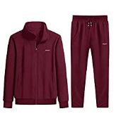 RRP £43.98 KEFITEVD Men's Casual Tracksuit Sets Breathable Training