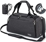 RRP £25.99 CySILI Sports Duffle Bag with Shoes Compartment and Wet Pocket