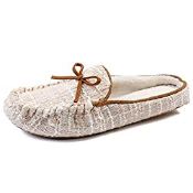 RRP £16.99 Zizor Women's Comfy Moccasin Slippers