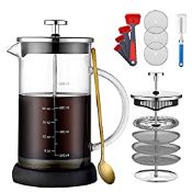 RRP £22.99 ONEISALL French Press Coffee Maker