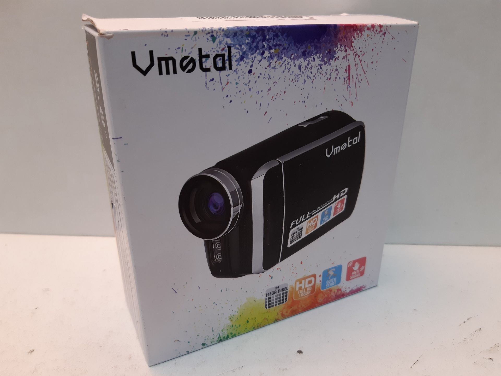 RRP £50.65 Digital Video Camcorder HG8250 FHD 1080P 24MP 270 Degree - Image 2 of 2