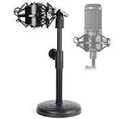 RRP £23.99 AT2020 Desktop Microphone Stand with Mic Shock Mount