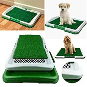 RRP £19.94 MantraRaj Pet Dog Cat Toilet Mat Indoor Training Restroom