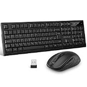 RRP £20.99 Wireless Keyboard and Mouse Set