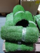 3 Rolls Various Sized Faux Grass