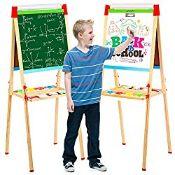 RRP £50.88 Wooden Children's Art Easel with Magnetic Letters