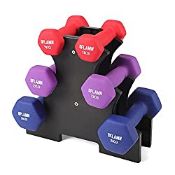 RRP £49.99 Oflamn Neoprene Dumbbell Weights Gym Home Fitness for