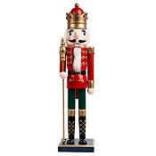 RRP £27.98 THE TWIDDLERS Large Christmas Wooden Nutcracker Soldier