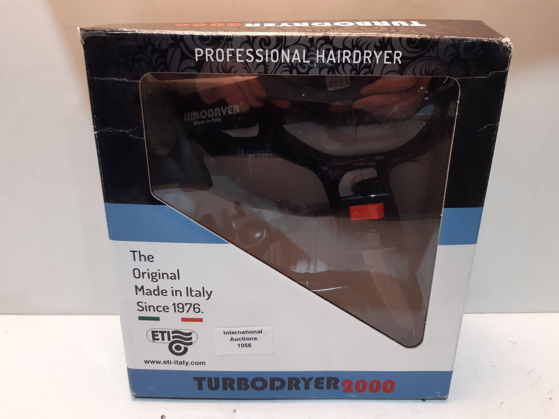 RRP £41.95 ETI Turbodryer 2000 Salon Professional Hair Dryer Black - Image 2 of 2