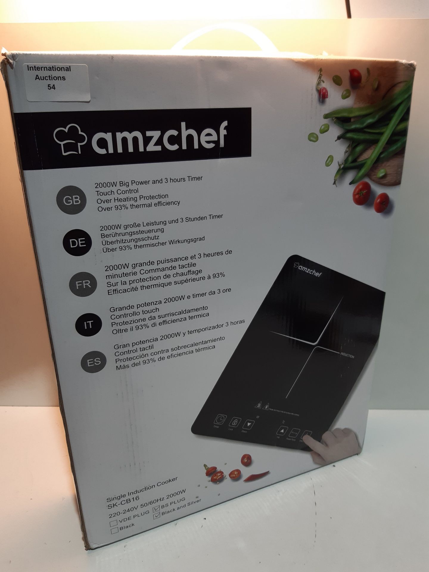 RRP £53.99 AMZCHEF Single Induction Cooker - Image 2 of 2