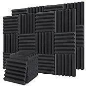 RRP £24.85 Acoustic Foam Panels 24 Pack