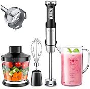 RRP £33.98 Elechomes Hand Blender 4-in-1