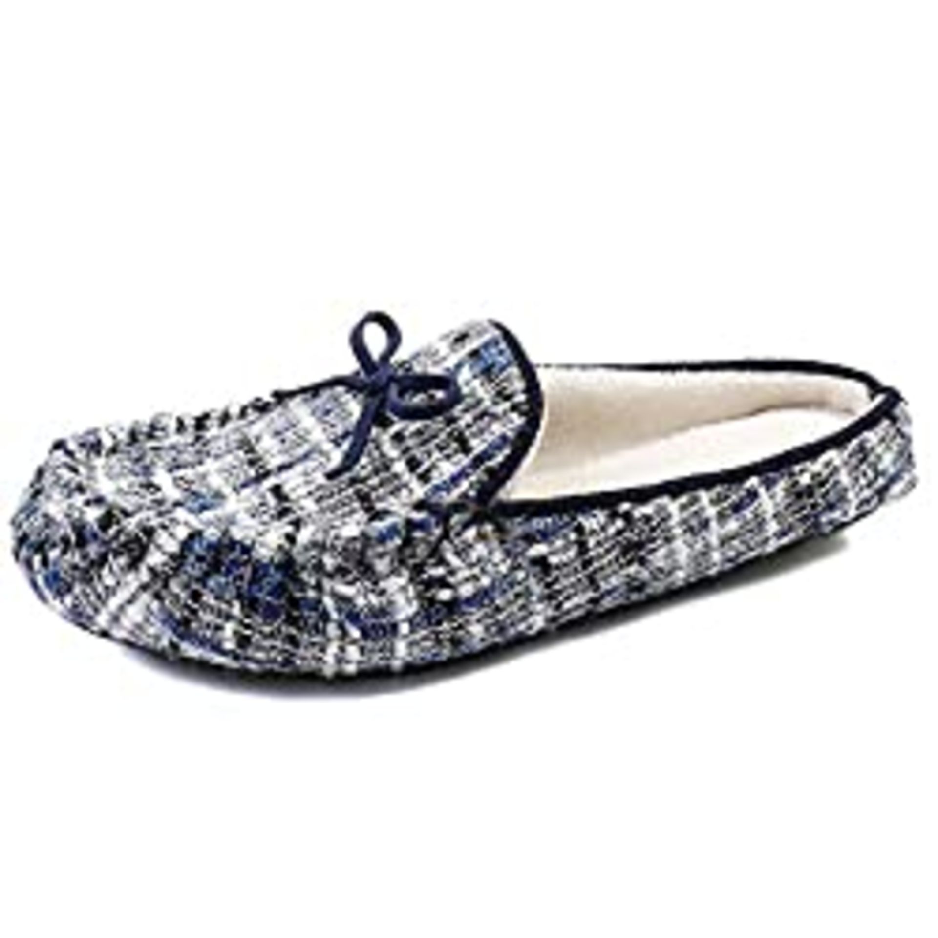 RRP £12.86 Zizor Women's Comfy Moccasin Slippers