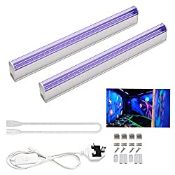 RRP £16.99 2pcs UV LED Black Light Bar