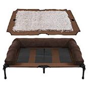 RRP £69.98 BingoPaw Elevated Dog Bed with Bolster