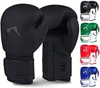 RRP £19.99 AQF Boxing Gloves for Training & MMA Muay Thai Punch