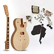 RRP £111.18 Electric Project Guitar kit Unfinished DIY Package with Accessories